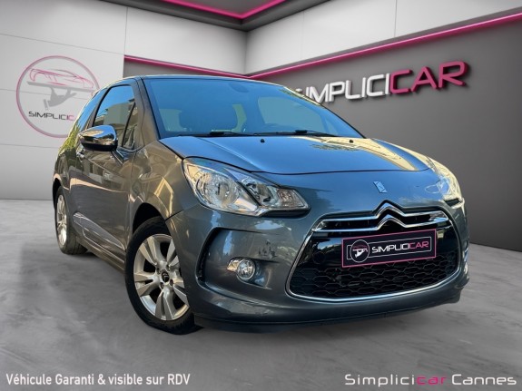 Citroen ds3 vti 120 airdream so chic occasion cannes (06) simplicicar simplicibike france