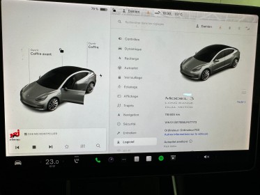 Tesla model 3 long range dual motor autopilot ameliore attache remorque garantie tesla 2028 occasion montpellier (34)...