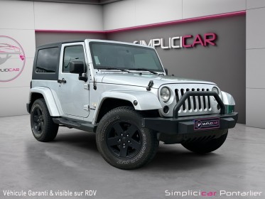 Jeep wrangler 4x4 2,8l - 177ch sahara occasion simplicicar pontarlier simplicicar simplicibike france