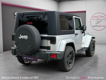 Jeep wrangler 4x4 2,8l - 177ch sahara occasion simplicicar pontarlier simplicicar simplicibike france