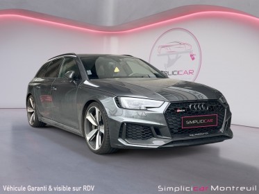 Audi rs4 avant v6 2.9 tfsi 450 ch tiptronic 8 francaise entretiens audi garantie 12 mois. occasion montreuil (porte de...