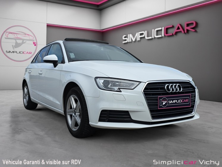 Audi a3 sportback 30 tfsi 116 design toit ouvrant garantie 12 mois occasion simplicicar vichy simplicicar simplicibike france