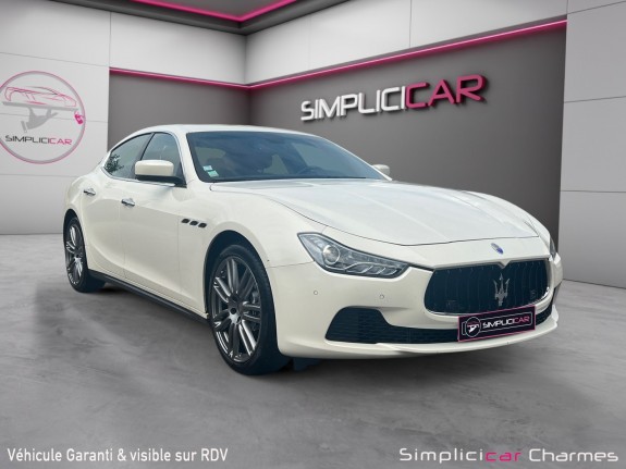 Maserati ghibli 3.0 v6 275 d a garantie 12 mois occasion simplicicar charmes simplicicar simplicibike france