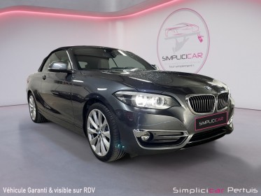 Bmw serie 2 cabriolet f23 230i 252 ch bva8 luxury occasion simplicicar pertuis  simplicicar simplicibike france