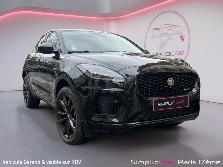 Jaguar e-pace p300e ch phev awd bva r-dynamic black km réel garantie 12 mois a occasion paris 17ème (75)(porte maillot)...