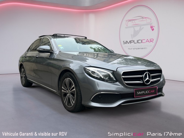 Mercedes classe e 220 d 9g-tronic avantgarde line garantie 12 mois occasion paris 17ème (75)(porte maillot) simplicicar...