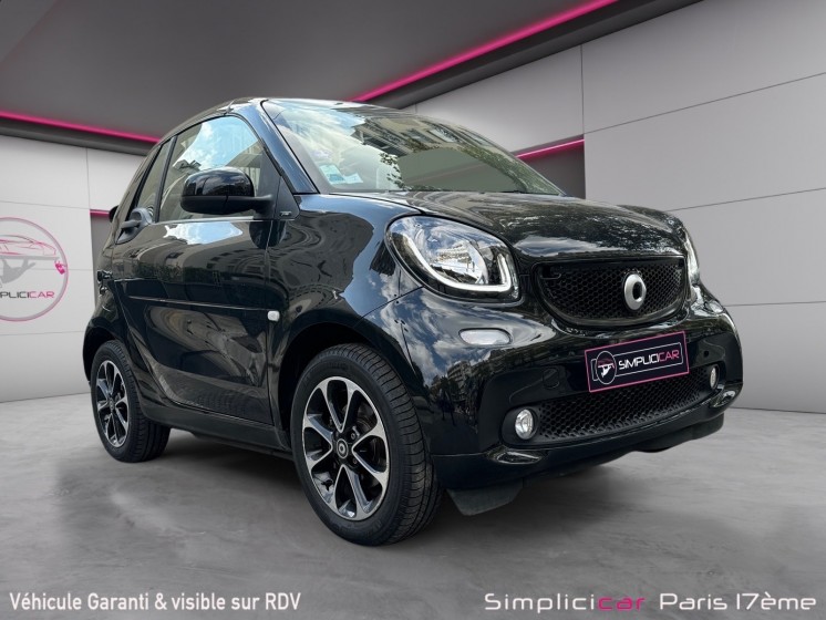 Smart fortwo cabriolet 90 prime cabriolet camera de recul garantie 12 mois occasion paris 17ème (75)(porte maillot)...