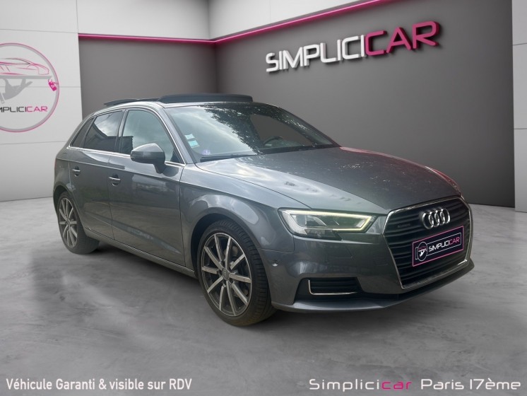 Audi a3 sportback 2.0 tfsi 190 s tronic 7 design garantie 12 mois occasion paris 17ème (75)(porte maillot) simplicicar...