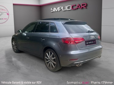 Audi a3 sportback 2.0 tfsi 190 s tronic 7 design garantie 12 mois occasion paris 17ème (75)(porte maillot) simplicicar...