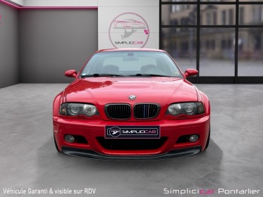 Bmw m3 coupe e46 m3 m-smg occasion simplicicar pontarlier simplicicar simplicibike france