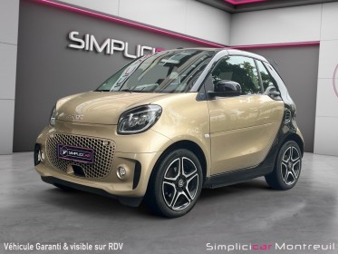 Smart fortwo cabrio eq 82 ch electrique garantie 12 mois. occasion montreuil (porte de vincennes)(75) simplicicar...