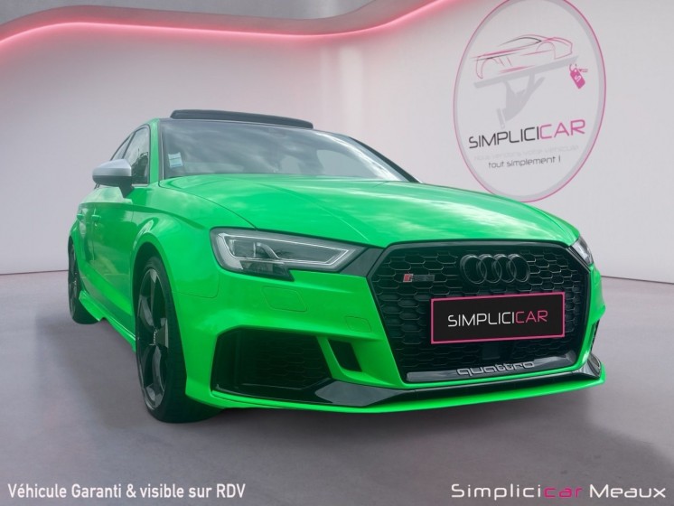 Audi rs3 berline 2.5 tfsi 400 s tronic 7 quattro occasion simplicicar meaux simplicicar simplicibike france