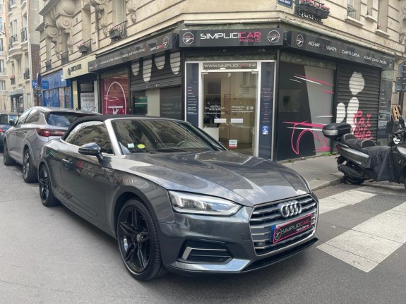 Audi a5 cabriolet 2.0 tdi 190 s tronic 7 s line tva recuperable occasion paris 15ème (75) simplicicar simplicibike france