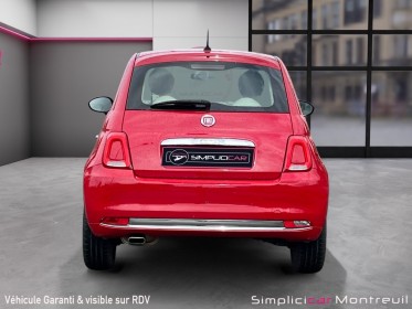 Fiat 500 my17 1.2 69 ch eco pack lounge / entretiensa jou / toit pano / garantie 12 mois occasion champigny-sur-marne (94)...