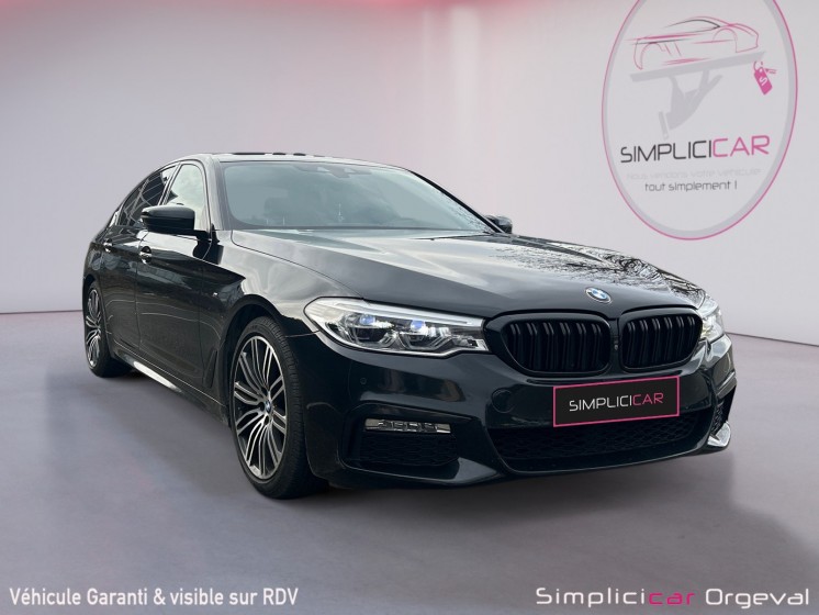 Bmw serie 5 g30 530d xdrive 265 ch bva8 m sport carplay/ camera 360/ toit ouvrant°° occasion simplicicar orgeval ...