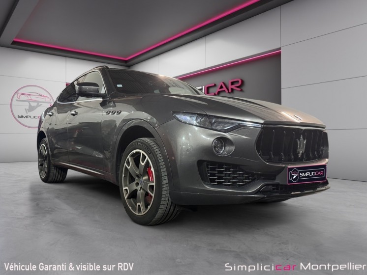 Maserati levante 3.0 v6 bi-turbo 430 s q4 gransport suivi maserati carnet disponible occasion montpellier (34) simplicicar...