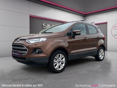 Ford ecosport 1.0 ecoboost 125 trend occasion simplicicar limoges  simplicicar simplicibike france