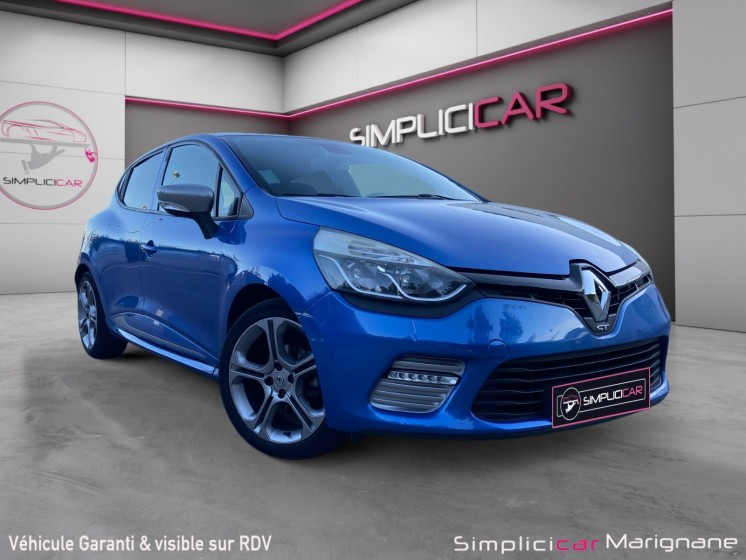 Renault clio iv tce 120 gt edc e6 camera de recul/bluetooth/rs drive - garantie 12 mois - occasion simplicicar marignane ...