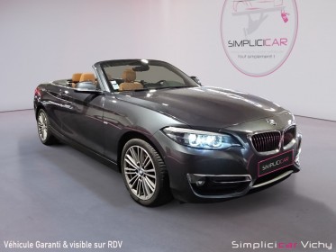 Bmw serie 2 cabriolet f23 220 d 190 cv bva 8 luxury garantie 12 mois occasion simplicicar vichy simplicicar simplicibike france