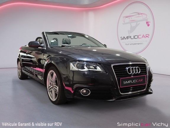 Audi a3 cabriolet 2.0 tdi 140 cv dpf s line garantie 12 mois occasion simplicicar vichy simplicicar simplicibike france