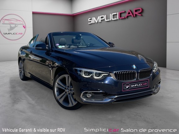 Bmw serie 4 cabriolet f33 lci 430i 252 ch bva8 / harman kardon / sieges electriques memoire chauffants / volant chauffant...