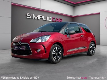 Ds ds 3 so chic 110 ss bvm5 occasion simplicicar pontarlier simplicicar simplicibike france