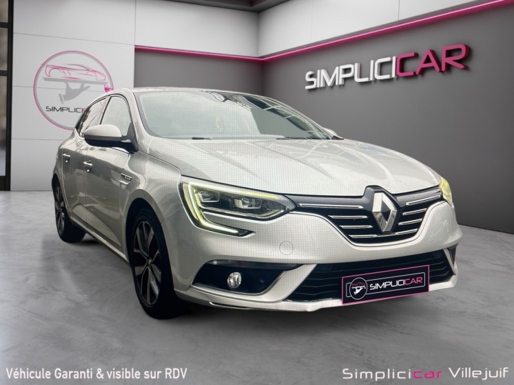 Renault megane iv berline tce 130 energy intens, caméra de recul, garantie 12 mois occasion simplicicar villejuif ...