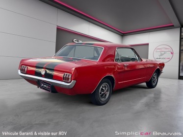 Ford mustang coupe 289 vi v8 occasion parc voitures beauvais simplicicar simplicibike france