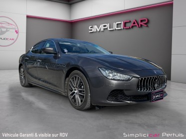 Maserati ghibli 3.0 v6 330 a francaise occasion simplicicar pertuis  simplicicar simplicibike france