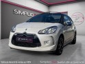 Ds ds 3 cabriolet 110ch bvm so chic / radar de recul / entretien / garantie occasion simplicicar salon de provence...