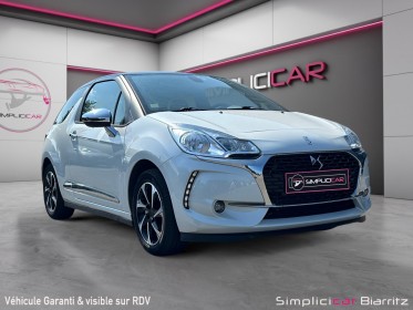 Ds ds 3 puretech 110 ss eat6 connected chic occasion simplicicar biarritz  simplicicar simplicibike france