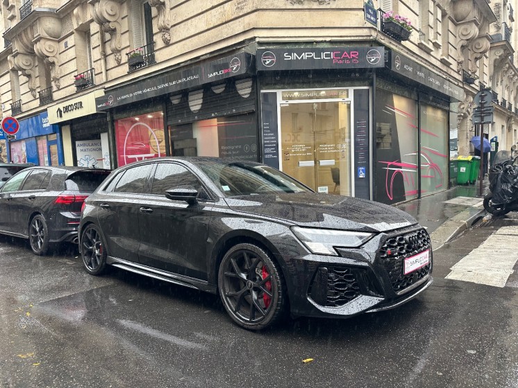 Audi rs3 sportback 2.5 tfsi 400 s tronic 7 quattro garantie 24 mois occasion paris 15ème (75) simplicicar simplicibike france