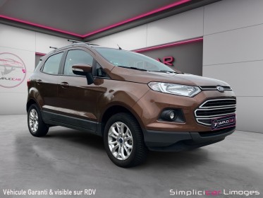 Ford ecosport 1.0 ecoboost 125 trend occasion simplicicar limoges  simplicicar simplicibike france