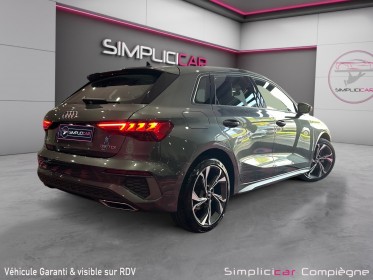 Audi a3 sportback s line 150 ch tdi s tronic 7 - faible km - premiere main - occasion simplicicar compiegne simplicicar...