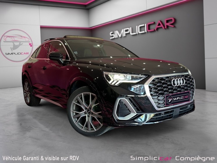 Audi q3 sportback s line tdi 150 ch s tronic 7 - full - suivi audi - occasion simplicicar compiegne simplicicar simplicibike...