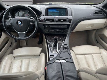 Bmw serie 6 cab f12 650i 407ch luxe a  full cuir beige  garantie 12 mois occasion simplicicar vernon simplicicar simplicibike...