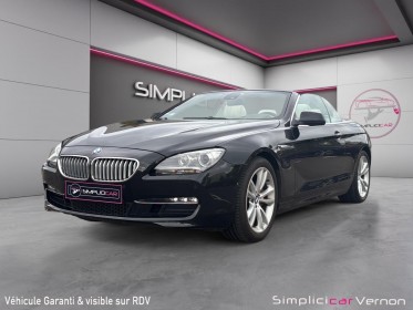 Bmw serie 6 cab f12 650i 407ch luxe a  full cuir beige  garantie 12 mois occasion simplicicar vernon simplicicar simplicibike...