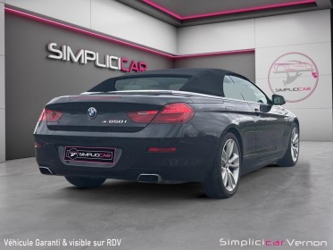 Bmw serie 6 cab f12 650i 407ch luxe a  full cuir beige  garantie 12 mois occasion simplicicar vernon simplicicar simplicibike...