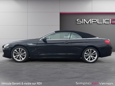 Bmw serie 6 cab f12 650i 407ch luxe a  full cuir beige  garantie 12 mois occasion simplicicar vernon simplicicar simplicibike...