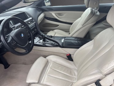 Bmw serie 6 cab f12 650i 407ch luxe a  full cuir beige  garantie 12 mois occasion simplicicar vernon simplicicar simplicibike...