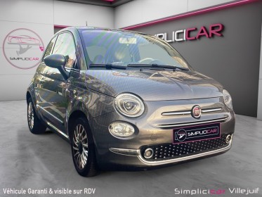 Fiat 500 serie 6 0.9 85 ch twinair ss dualogic lounge, toit panoramique, garantie 12 mois occasion simplicicar villejuif ...