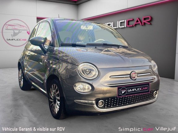 Fiat 500 serie 6 0.9 85 ch twinair ss dualogic lounge, toit panoramique, garantie 12 mois occasion simplicicar villejuif ...