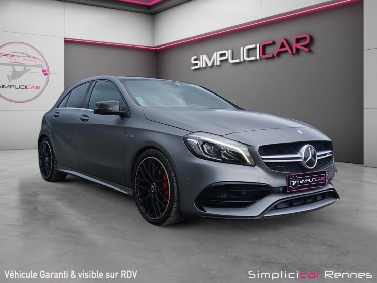 Mercedes classe a 45 mercedes-amg a speedshift dct 4-matic, 381 ch, gris magno occasion simplicicar rennes simplicicar...