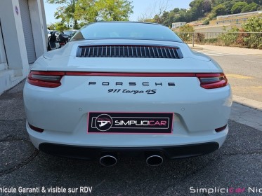 Porsche 911 targa 4s 3.0i 420 pdk occasion  simplicicar vaucresson nice - pfvauto simplicicar simplicibike france