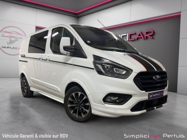 Ford transit custom cabine approfondie 290 l1h1 2.0 tdci 170 sport occasion simplicicar pertuis  simplicicar simplicibike...