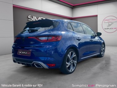 Renault megane iv berline gt dci 165 ch edc affichage tete haute/sieges chauffants/camera/regulateur adaptatifgarantie 12...