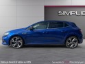 Renault megane iv berline gt dci 165 ch edc affichage tete haute/sieges chauffants/camera/regulateur adaptatifgarantie 12...