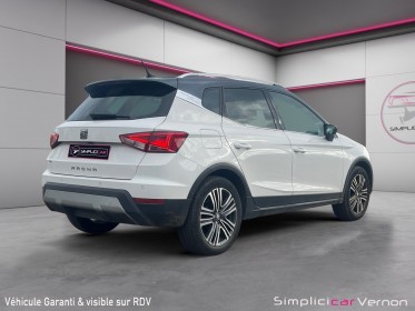 Seat arona 1.0 ecotsi 95 ch start/stop bvm5 xcellence  entretien seat  garantie 12 mois occasion simplicicar vernon...