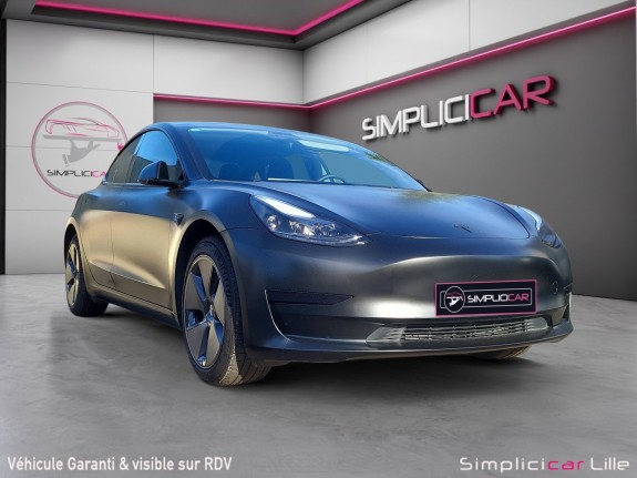 Tesla model 3 autonomie standard plus rwd //film ppf xpel// occasion simplicicar lille  simplicicar simplicibike france