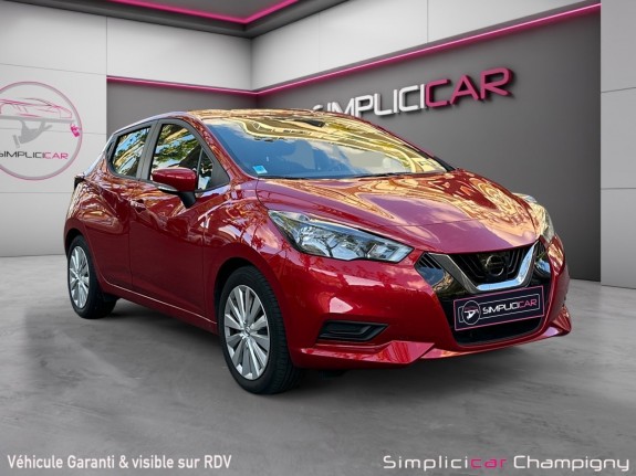 Nissan micra 2021.5 92 acenta - carplay - clim - line assist - feux auto - régulateur et limiteur - usb - aux occasion...